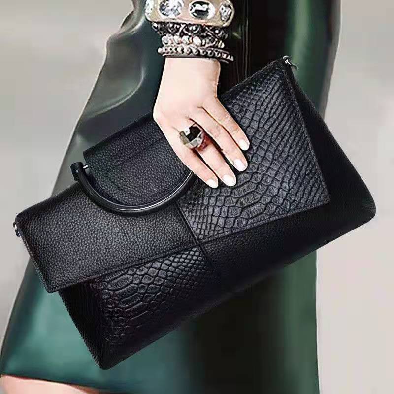 Women's Genuine Leather First Layer Cowhide Fashion Handbags