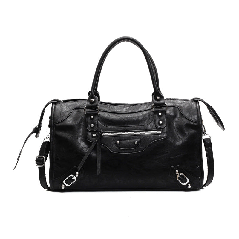 Rivet Motorcycle Female Hot Portable Large Capacity Street Women's Messenger Bag