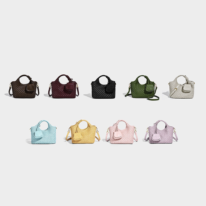 Women's Hand-woven High-grade Vegetable Basket Fashion Mother Women's Shoulder Bag