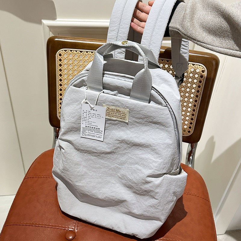 Women's & Men's Lightweight Commuter Computer Canvas Leisure Backpack
