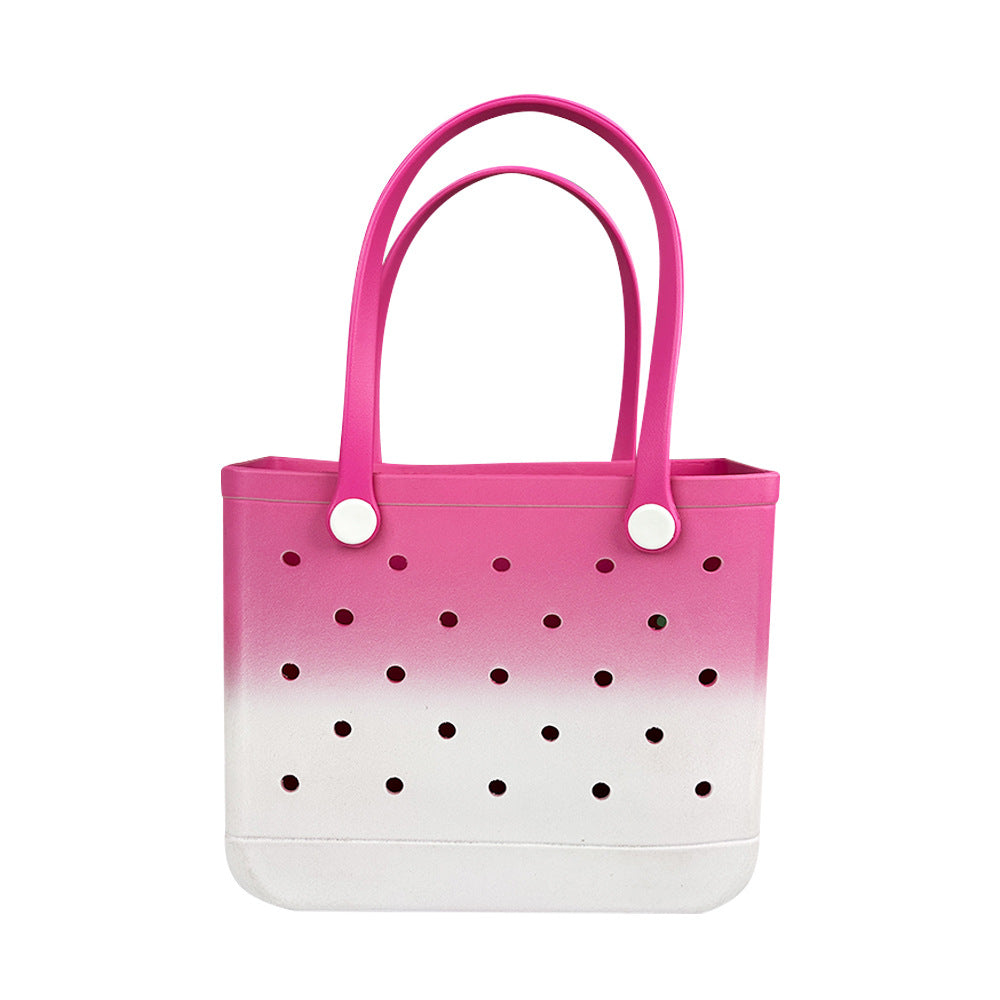 Beach Hole Christmas Halloween Element Printing Vegetable Bags