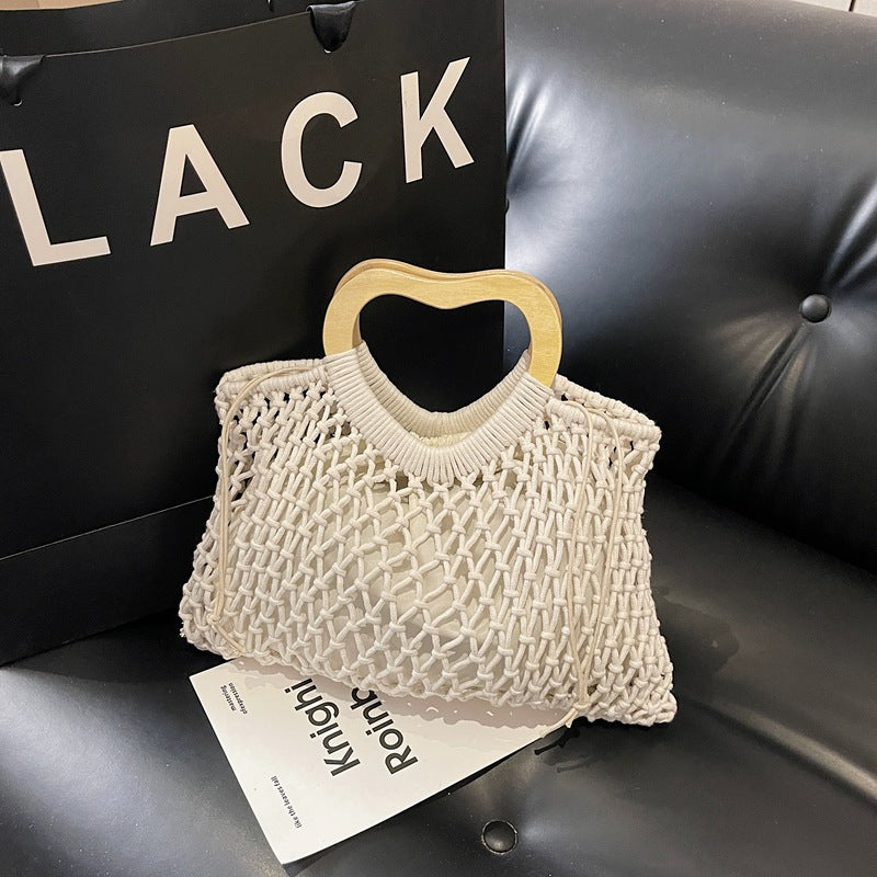 Minority Straw Hollow Woven Summer Vacation Handbags