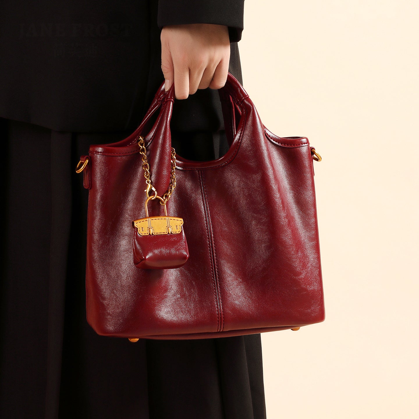Red Bridal Daily Available Commuter Single Portable Women's Shoulder Bag