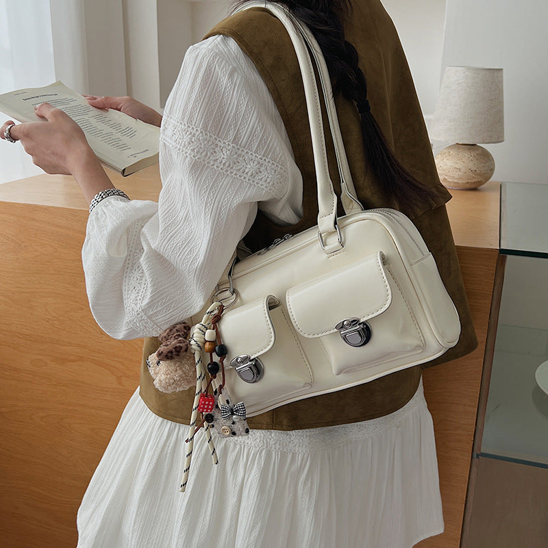 Women's Bowling Commuter Underarm Niche Advanced Large Tote Bag