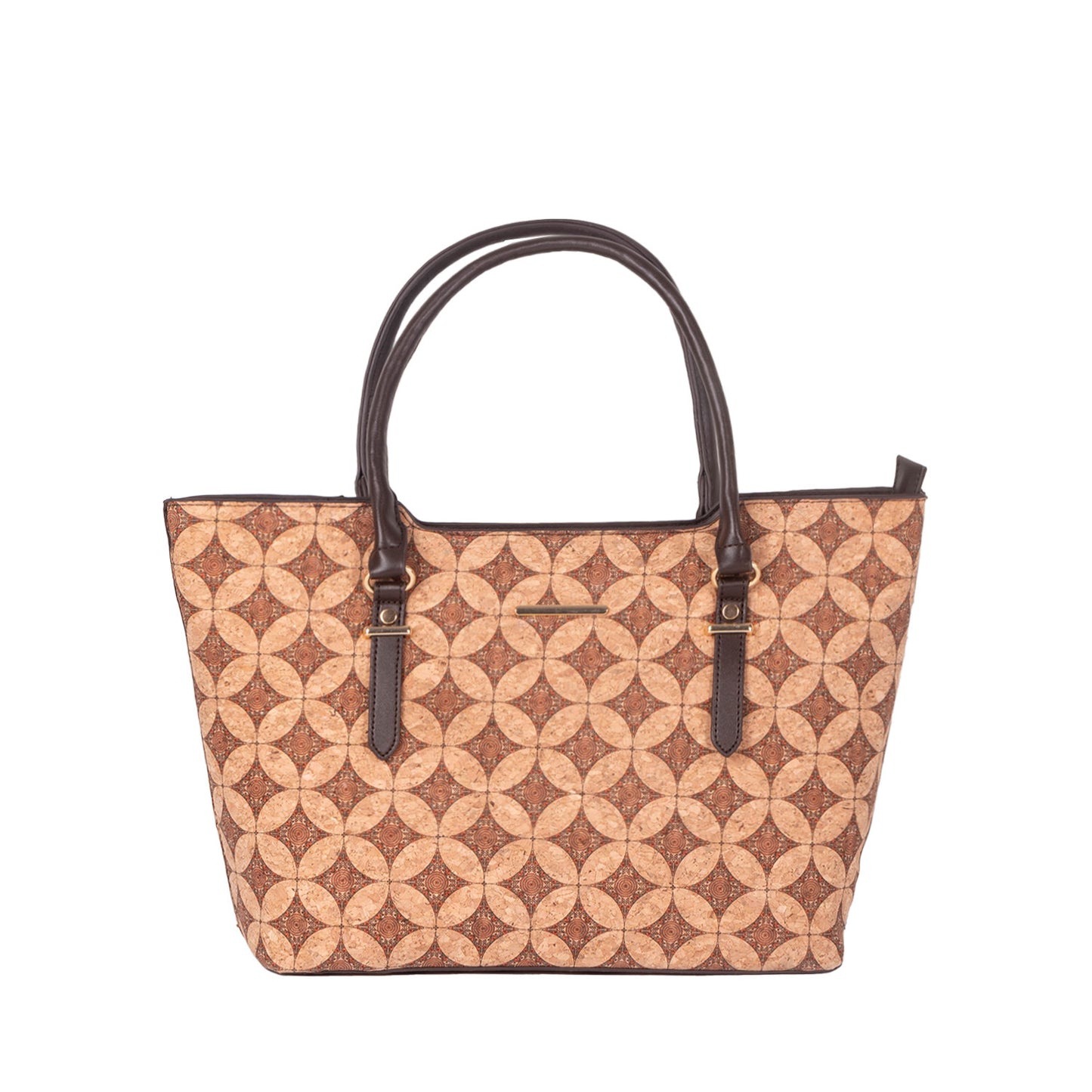 Women's Leather Large Capacity Commuter Retro Pattern Design Women's Handbag
