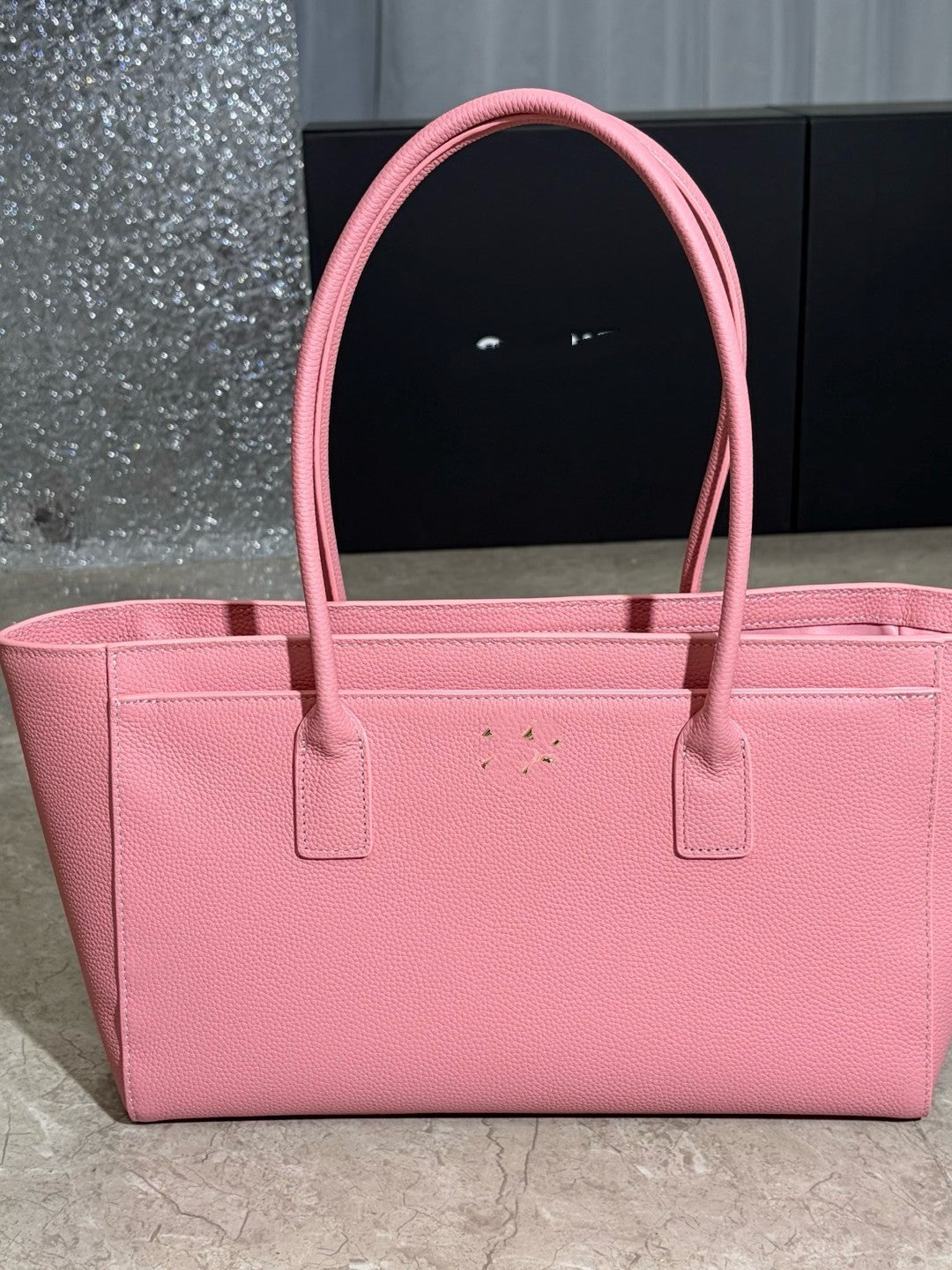 Versatile Cowhide Large Capacity Shopping Underarm Bags