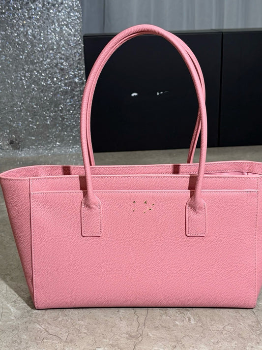 Versatile Cowhide Large Capacity Shopping Underarm Bags