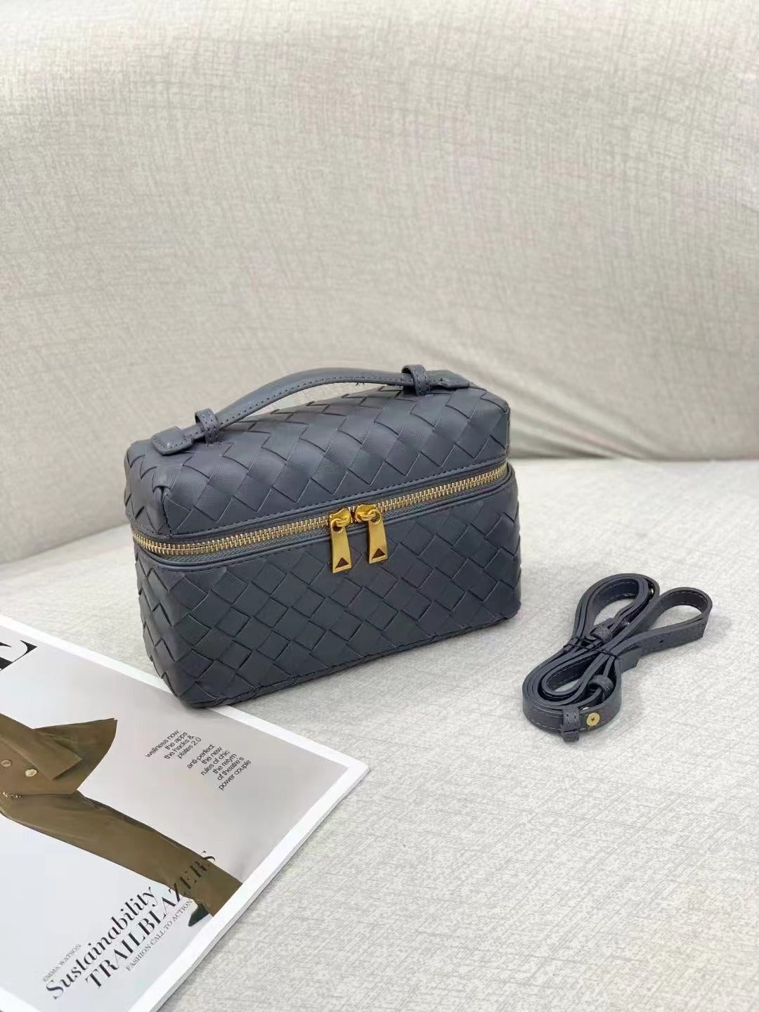 Women's Box Diamond Check Chain For Handbags
