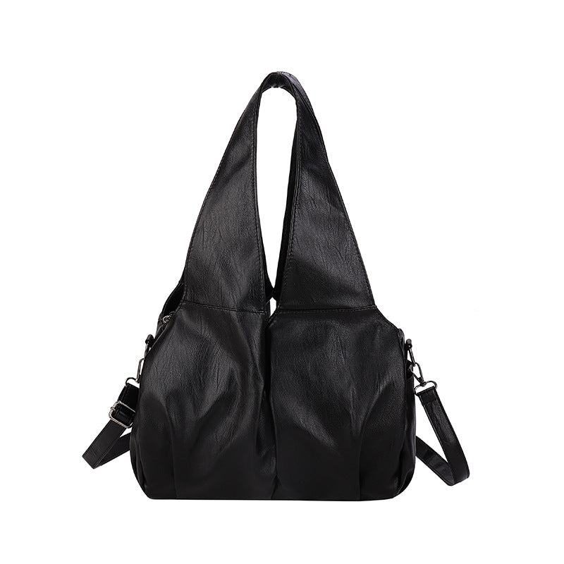 Women's Large Capacity Soft Surface Retro Tote Bag