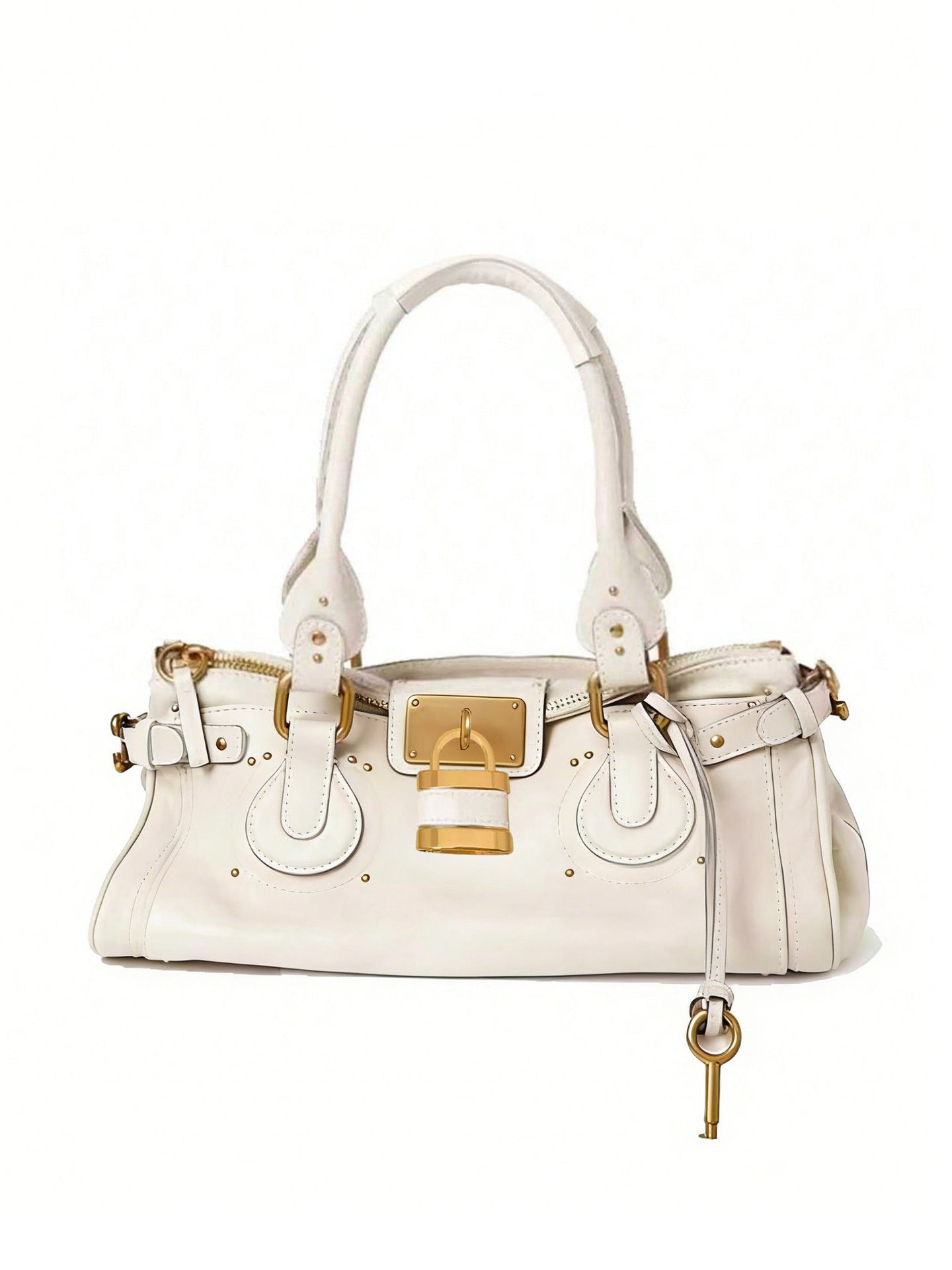 Women's Hot Retro Spring Large Capacity Distressed Chloe Paddington Bags