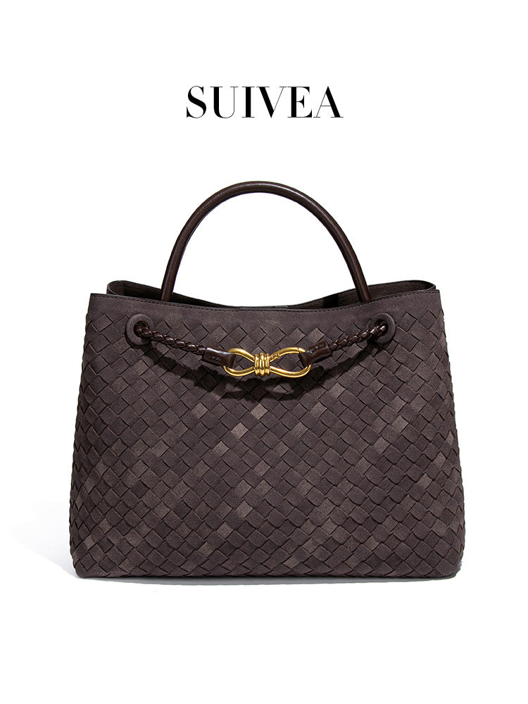 Women's High-grade Hand-woven Commuter Large Capacity Fashion Women's Handbag