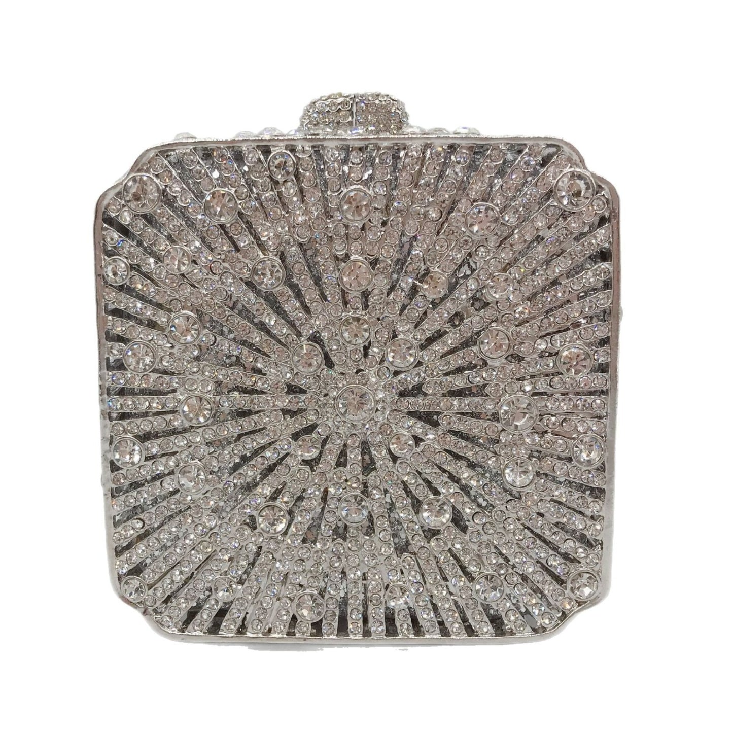 Women's Wedding Full Diamond Cheongsam Hand-held Box Dinner Bag