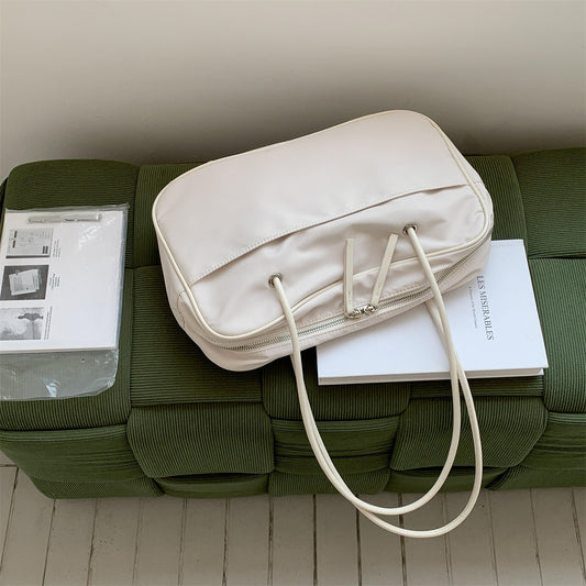 Women's Nylon For Large Capacity Versatile Boston Commuter Solid Color Women's Shoulder Bag