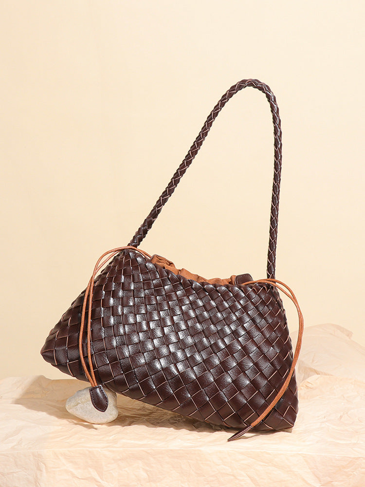 Women's Handmade Woven Fashion Straw Vegetable Basket Bags