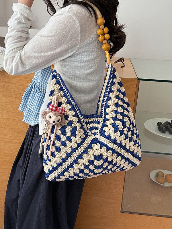 Large Capacity Woven Summer Fashion Straw Leisure Women's Shoulder Bag