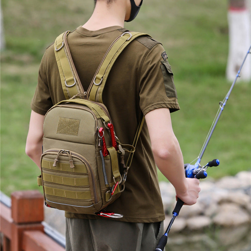 Men's Camouflage Tactics Two Shoulders Lure Large Men's Chest Bag