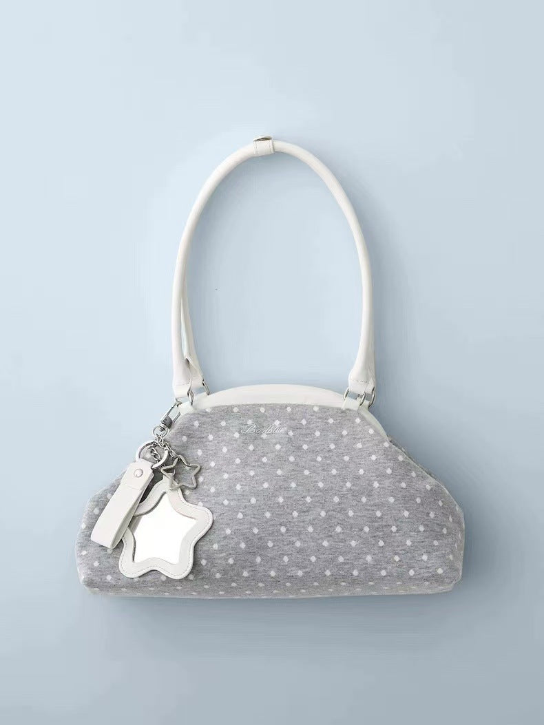 Women's Print Polka Dot Style Large Capacity Women's Handbag