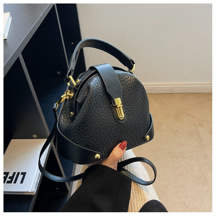 Women's Niche Fashion Portable Simple Textured Women's Messenger Bag