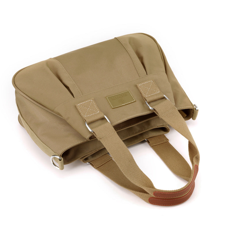 Women's Lightweight Waterproof Nylon Cloth Fashionable Trendy Women's Shoulder Bag