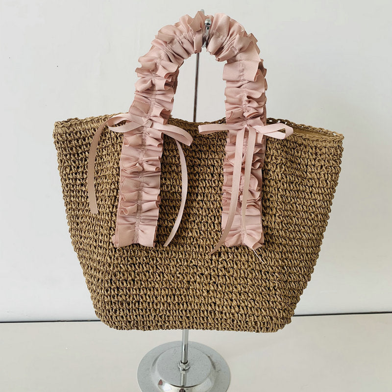 Beautiful Women's Woven Simple Retro Handmade Women's Handbag