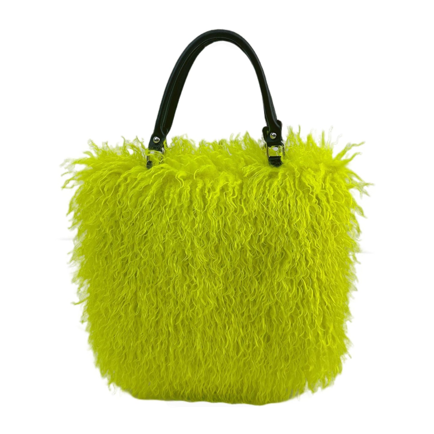 Women's Fashion Sense Fur Large Capacity Imitation Sheep Beach Tote Bags