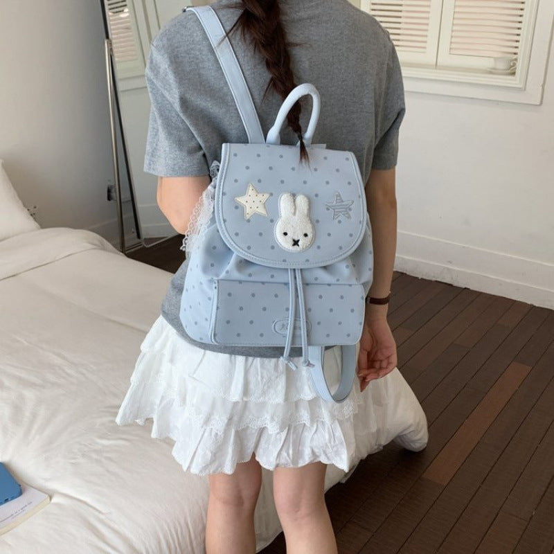 Cartoon Miffy Rabbit Female Drawstring Design Cute Bags