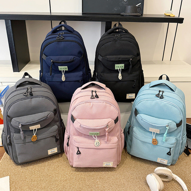 Graceful Large Capacity Portable Computer Thickening College Student Schoolbag