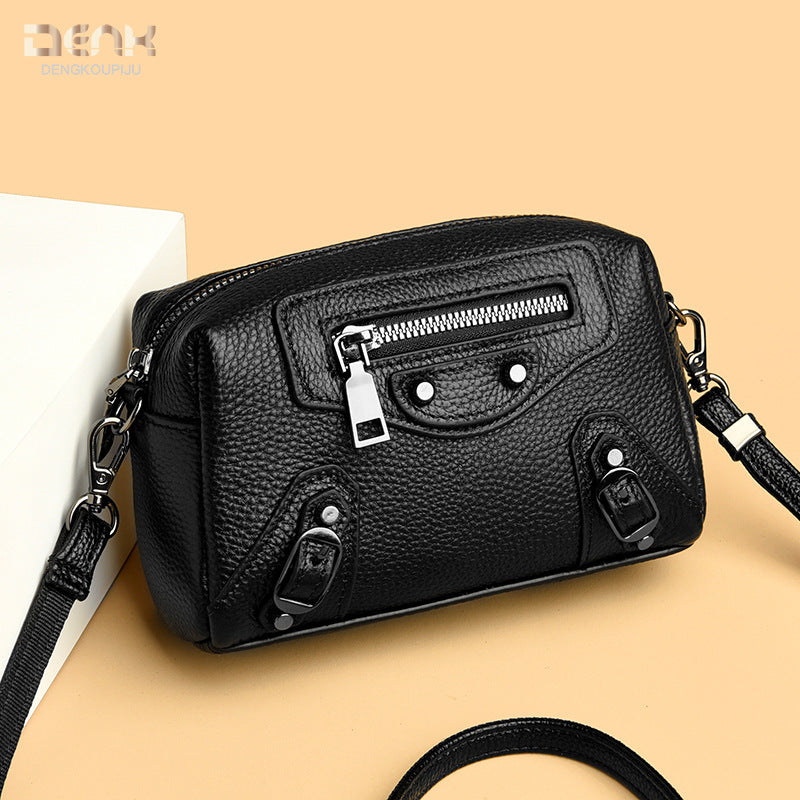 Women's Genuine Leather Fashion High Sense First Layer Women's Shoulder Bag