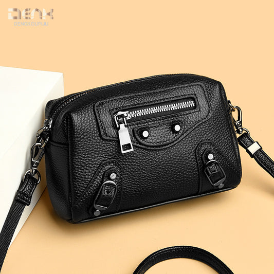 Women's Genuine Leather Fashion High Sense First Layer Women's Shoulder Bag