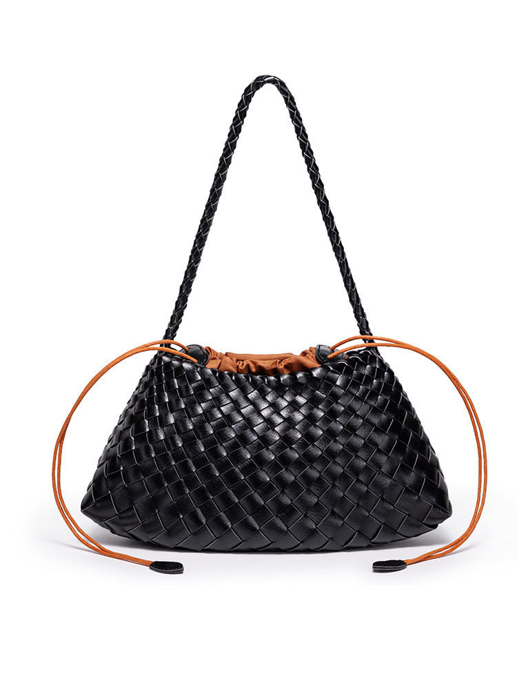 Women's Underarm Woven Vegetable Basket Personality Trendy Women's Handbag