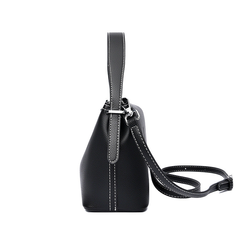 Women's Leather Good-looking Pattern Western Style Niche Lock