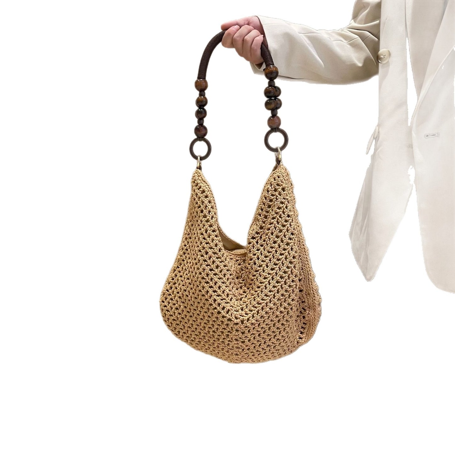 Large Capacity Female Underarm Woven Fashion Women's Shoulder Bag