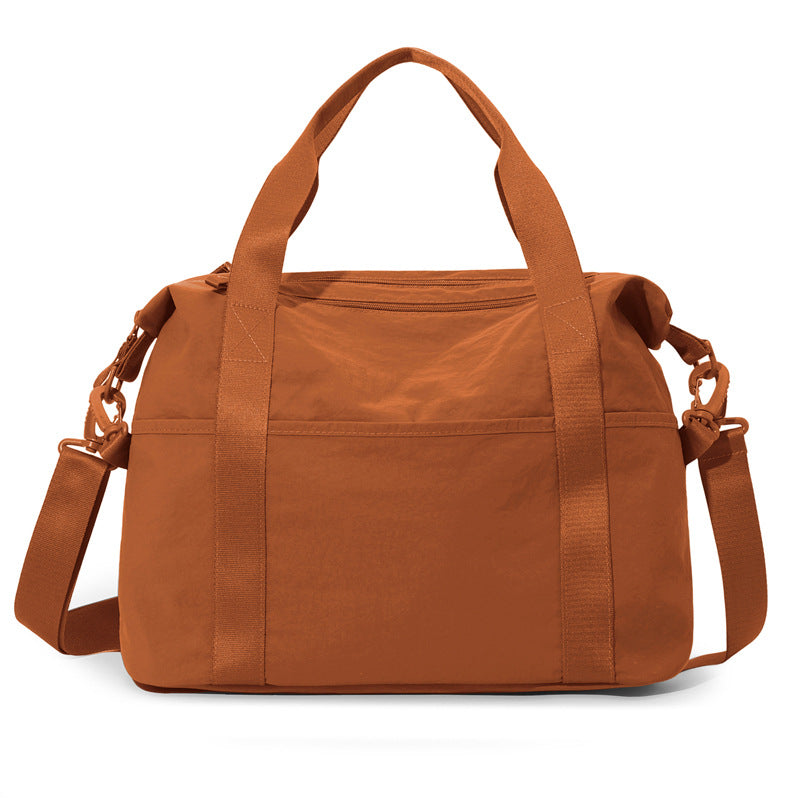 Women's Solid Color Simple Mummy Diaper Canvas Handbags