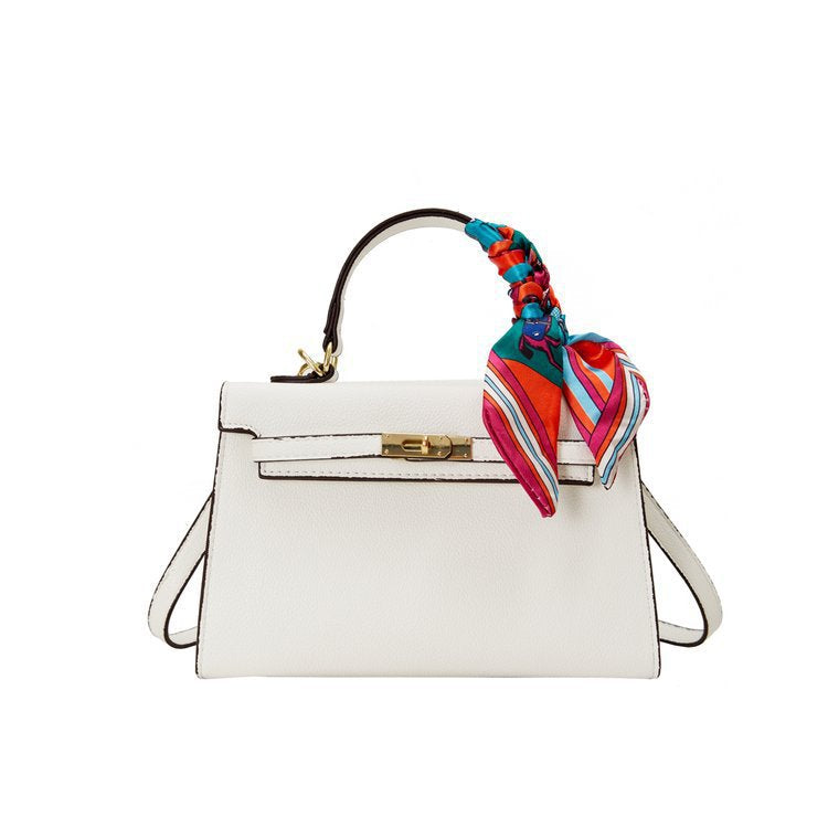 Women's Versatile Commuter Silk Scarf Fashion Retro Women's Shoulder Bag