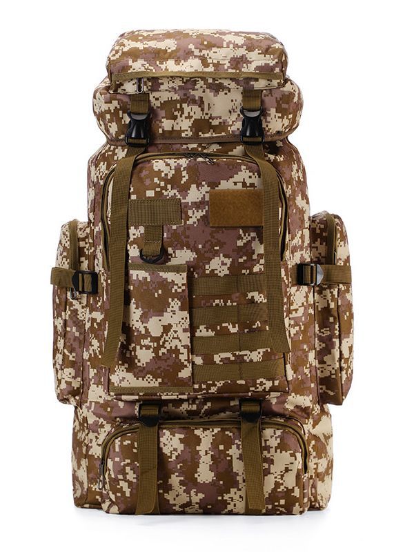 Men's Large Capacity Camouflage Tactics Oxford Cloth Hiking Outdoor Camouflage, Military Fan Bag