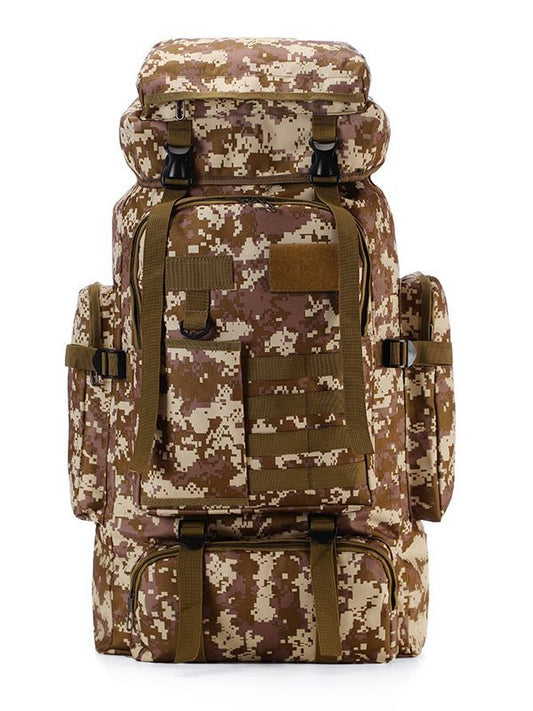 Men's Large Capacity Camouflage Tactics Oxford Cloth Hiking Outdoor Camouflage, Military Fan Bag