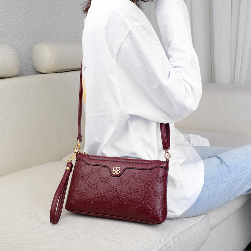 New Women's Fashion Mobile Clutch Simple Women's Messenger Bag