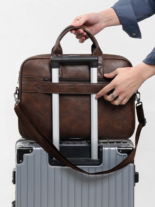Men's Retro Large Capacity Business Computer Classic Men's Handbags