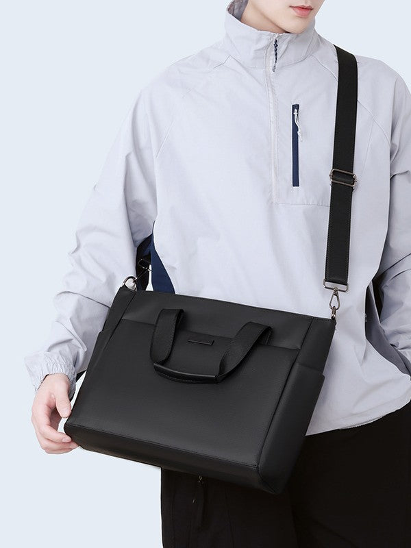 Men's Large Capacity High Sense Hand Holding Business Men's Shoulder Bag