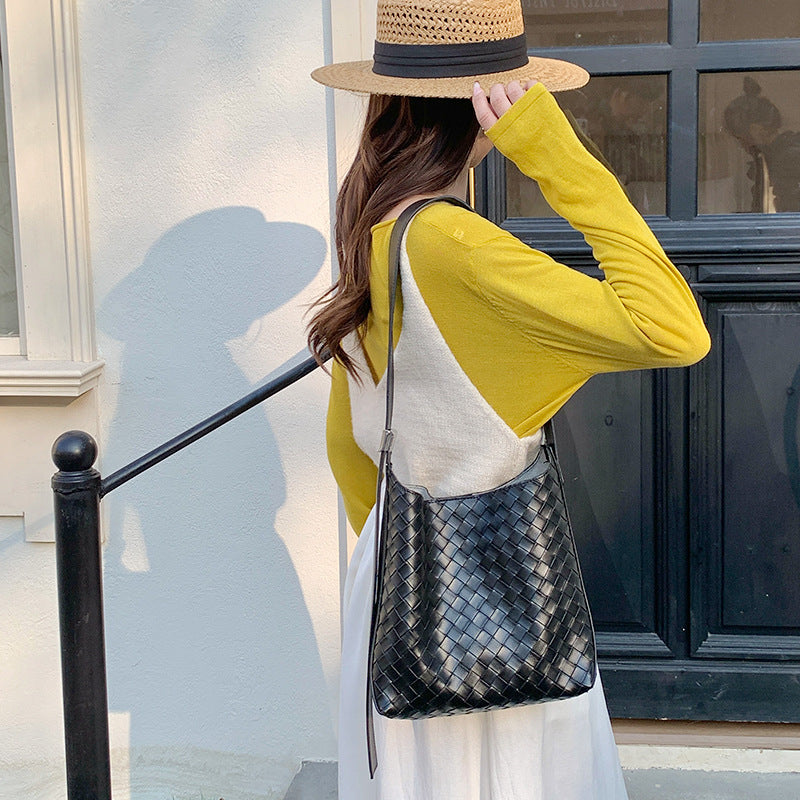 Women's Woven Niche Large Capacity Totes Women's Messenger Bag