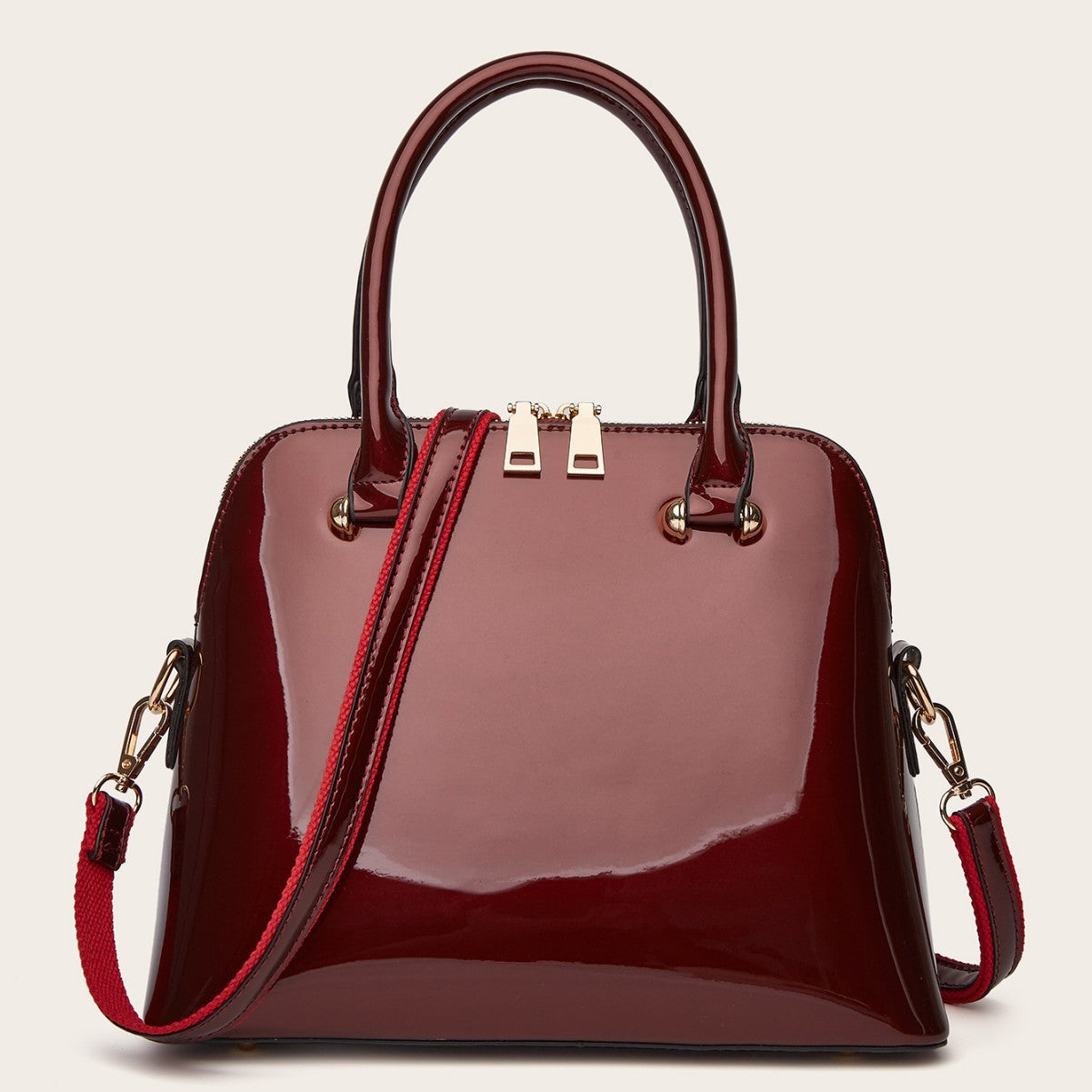 Women's Autumn Patent Leather Shiny Fashion Shell Women's Shoulder Bag