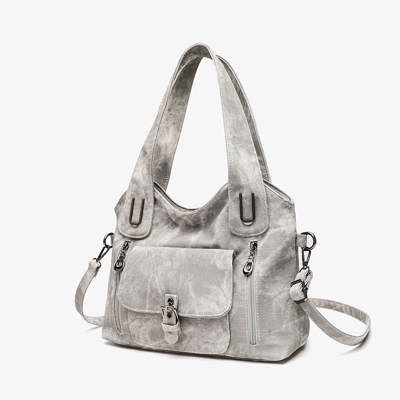 Women's Fashion Minimalist Large Capacity Portable Retro Women's Messenger Bag