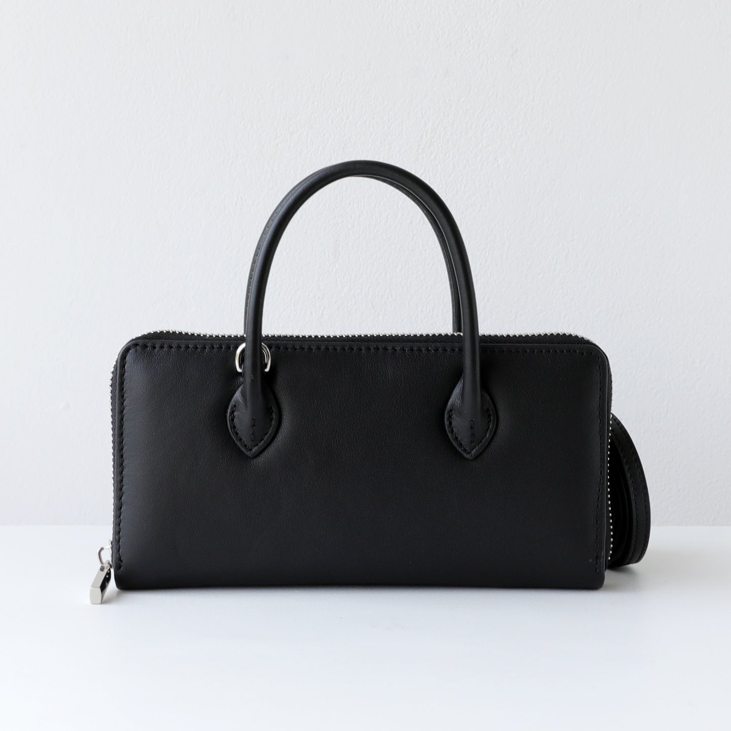 Women's High-grade Portable Horsehair Polka Dot Mobile Genuine Leather Small Square Bag