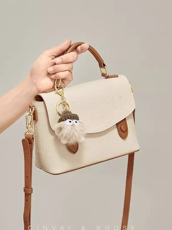 Women's Fashion Simple Trendy Contrast Color Small Square Bags