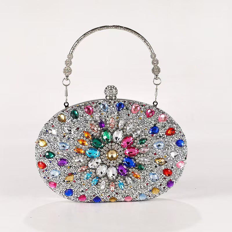 Sunflower Fashion Banquet Clutch Dress Diamond Bags