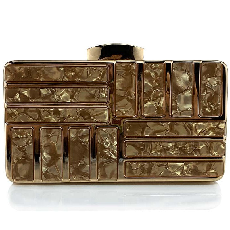 Women's Acrylic Imitation Shell Dress Simple Style Bags