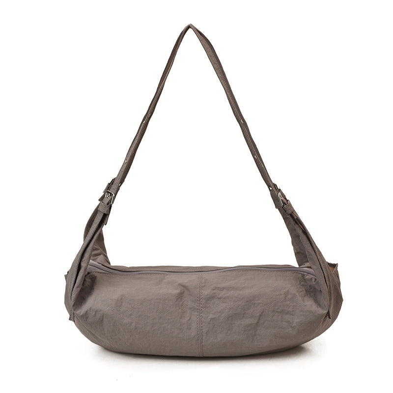 Women's Large Capacity Nylon Cloth Korean Style Lazy Commute Leisure Women's Messenger Bag