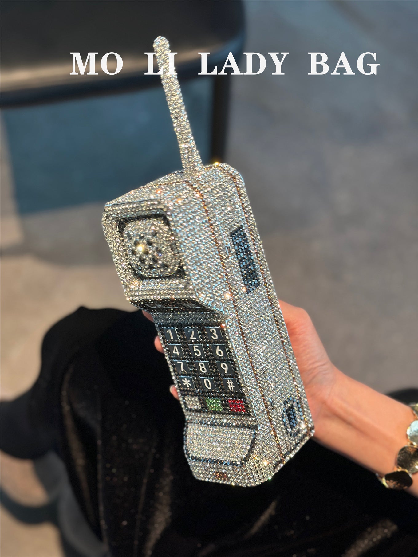 Luxury Noble Fashion Shiny Mobile Female Personality Banquet Phone Bags