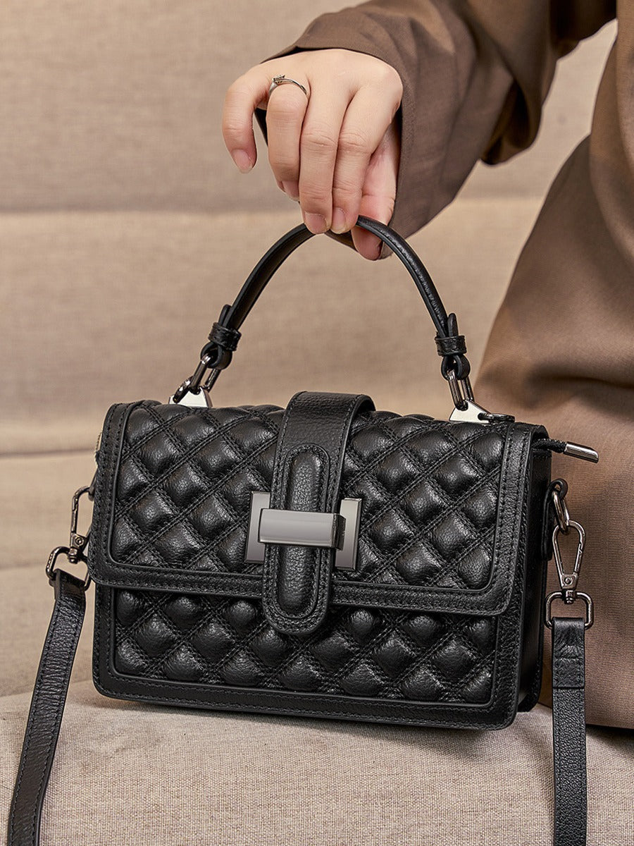 Women's Summer Top Layer Leather Trendy Fashion Women's Handbag