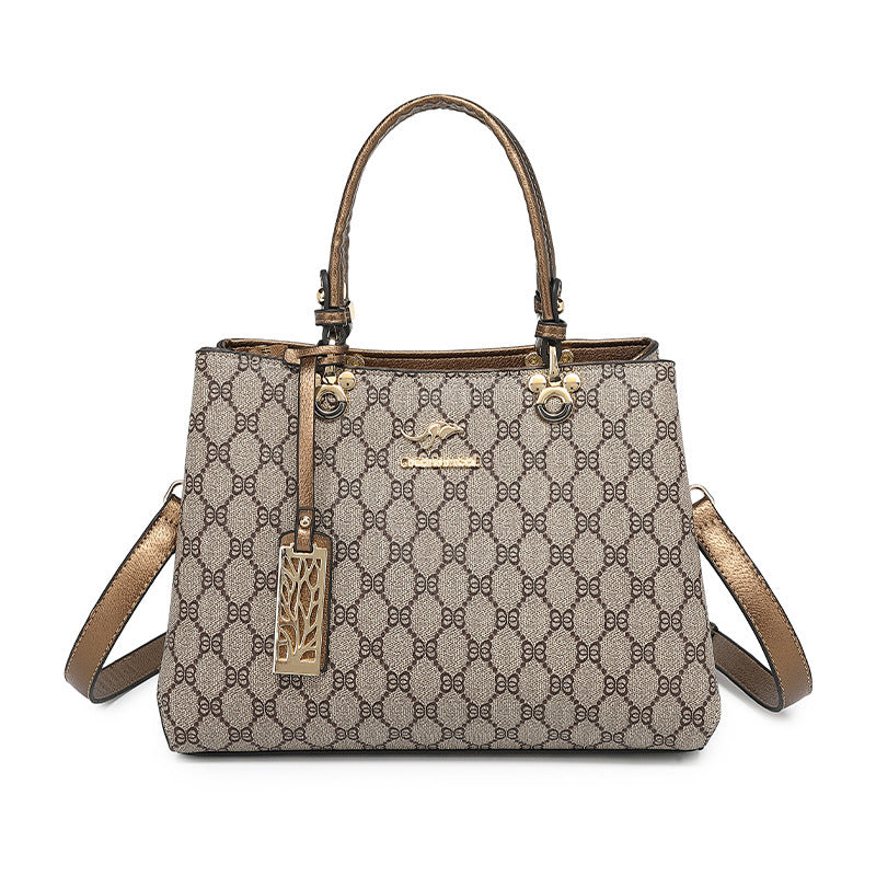 Women's Trendy Large Capacity Totes Retro Presbyopic Mummy Handbags
